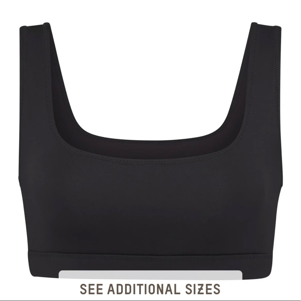 🆕 SKIMS SWIM Tank Bikini Top in Onyx